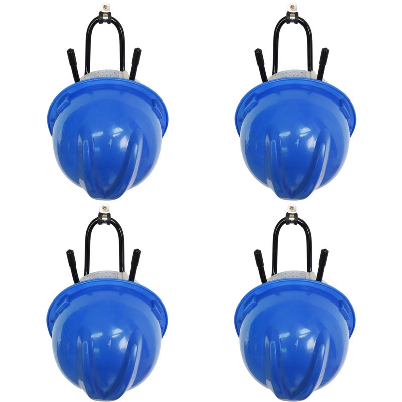 YYST Hard Hat Rack Hard Hat Holder Storage Hanger - No Hard Hat -4/PK-Screws Included - Image 1
